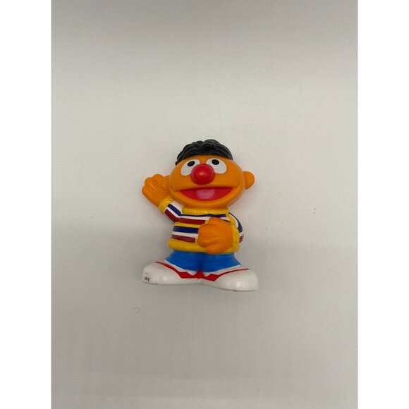 Vintage Hasbro Sesame Street Ernie Figurine - Jim Henson Muppet Character Toy - Picture 3 of 8